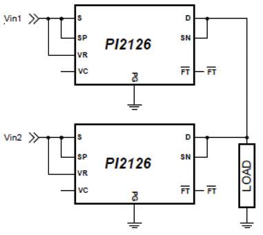 PI2126 ORing controllers 